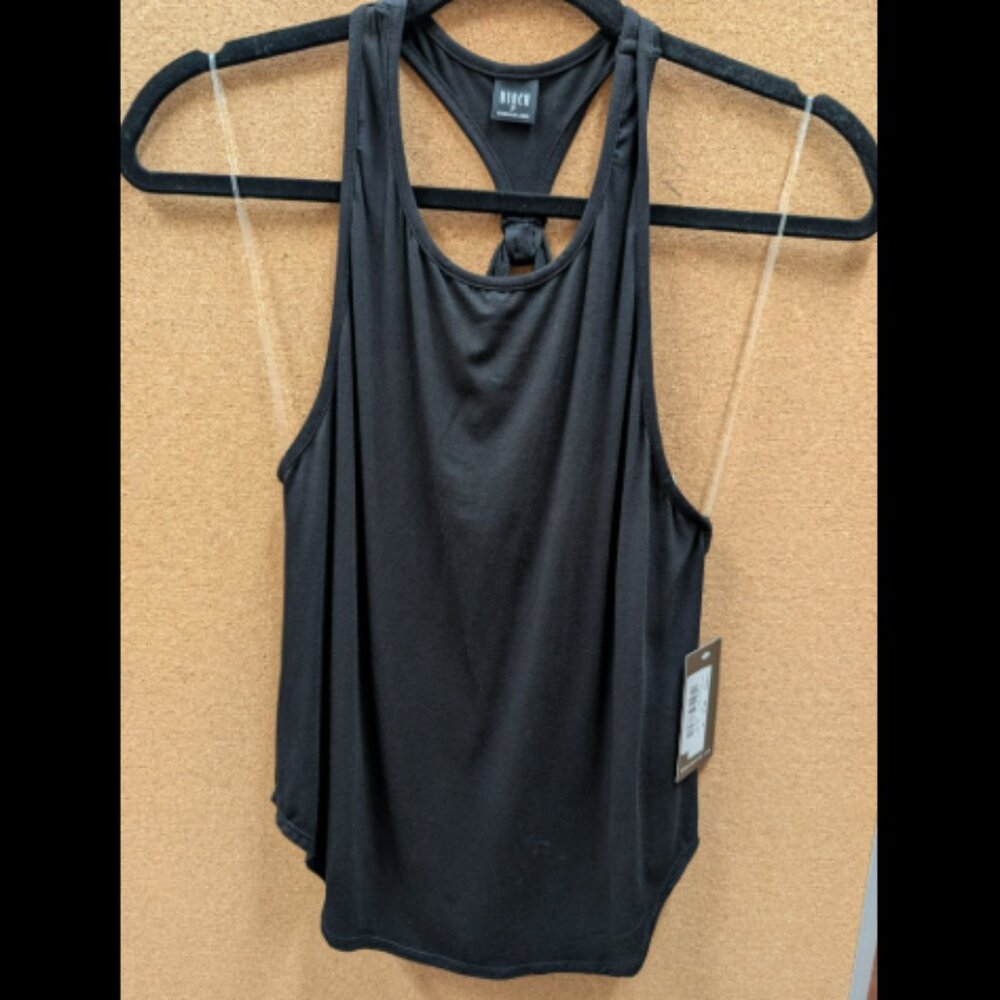 Bloch Black Racerback Knot Detail Active Tank Top